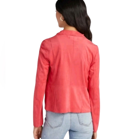 Bagatelle Collection Red Faux Leather Women's Jacket Size M NWT - Picture 2 of 10